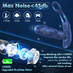 Uxol 3 in 1 Thrusting Prostate Massager Anal Vibrator – product view 10