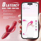 Toendi Rabbit Vibrator G Spot Sex Toys Thrusting Dildo Rose Toy for Women | 10 Vibration Modes, 7 Thrusting Modes with Licking Clitoral Vibrators Stimulator, Anal Dildos Adult Sex Toy Games For Couple