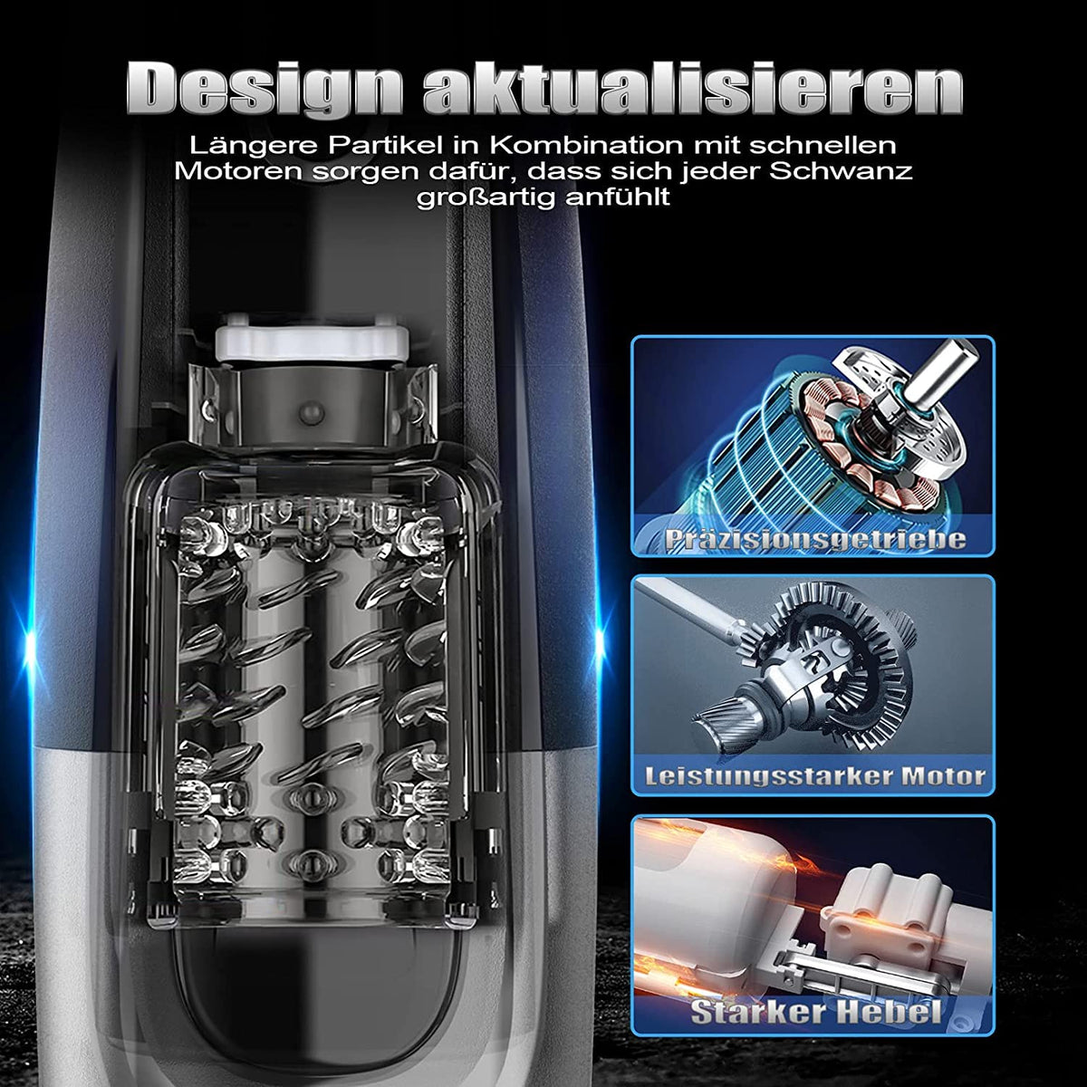 Speedknight Automatic 10 Telescopic Vibration Hands Free Male Stroker with Suction Base for Penis Stimulation — product image 2