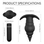 Silicone Anal Plug Bullet Anal Massager Vibrating Anal Plug – product view 7