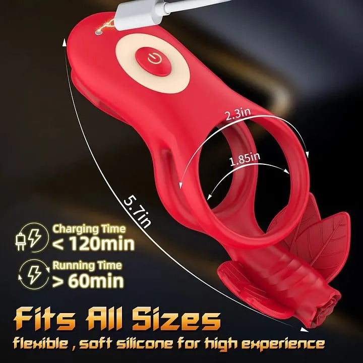 Passion Upgrade Box - Suction Rose Massager & Tongue
