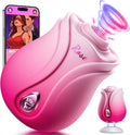 Rose Toy Nipple Clitoral Sucker Vibrators With APP Control