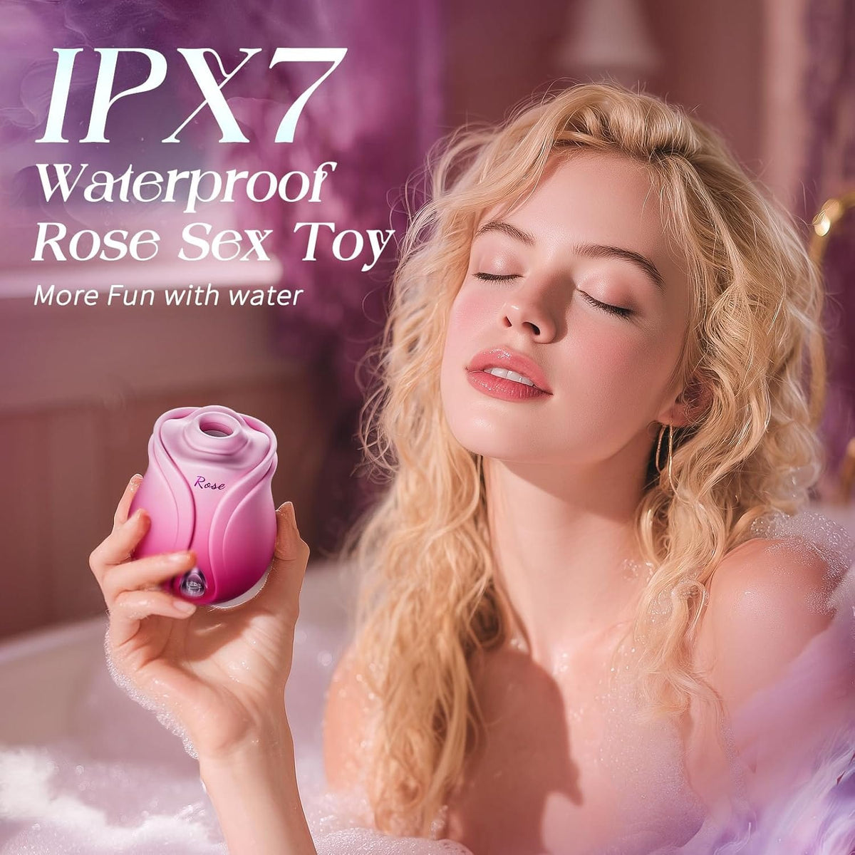 Rose Toy Nipple Clitoral Sucker Vibrators With APP Control