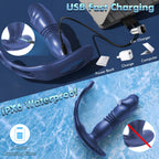Uxol 3 in 1 Thrusting Prostate Massager Anal Vibrator – product view 15