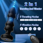 Remote Controlled Anus Retractable Silicone Anal Plug – product view 2