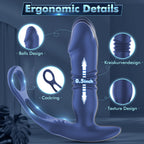 Uxol 3 in 1 Thrusting Prostate Massager Anal Vibrator – product view 14