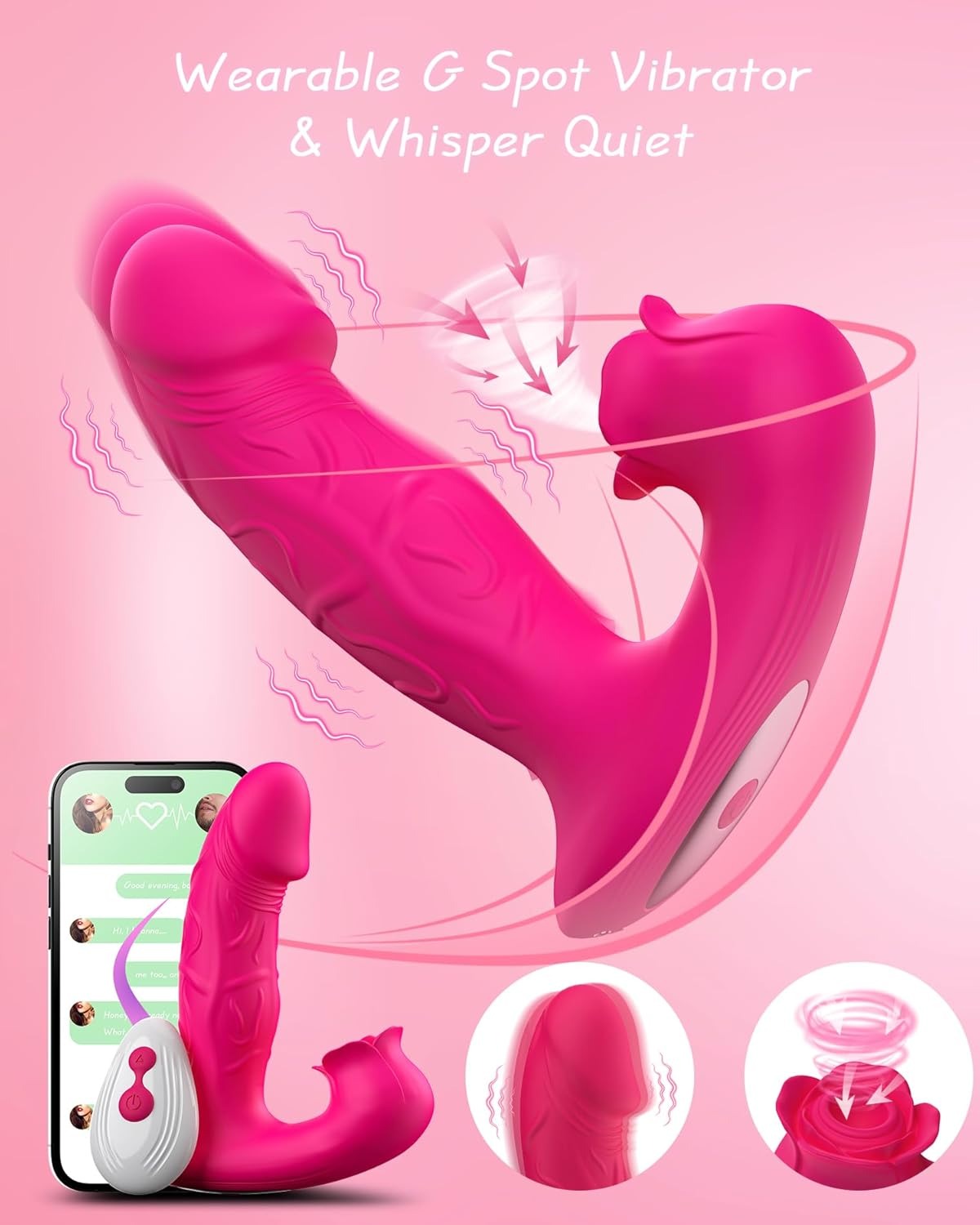 Evoke - Wearable Massager with Suction & Thrusting