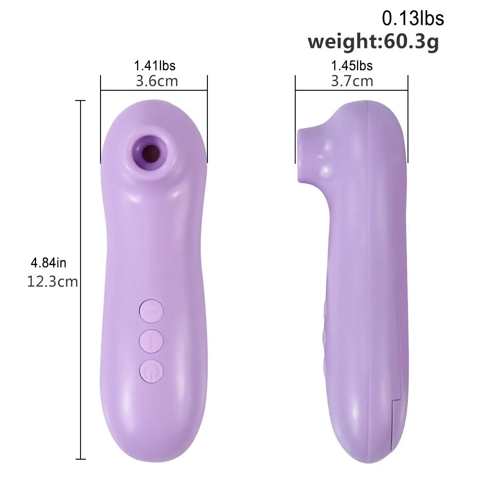 Breast Sucking Massager Vibrating Egg Masturbator – product view 5