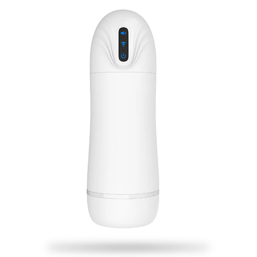 Snow Storm 10 Vibration 3 Sucking Male Stroker Cup 5.7 Inches Deepth Realistic Textured Pocket Vagina Pussy — product image 1