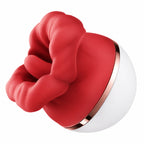 LickiMo tongue licking suction massager in red