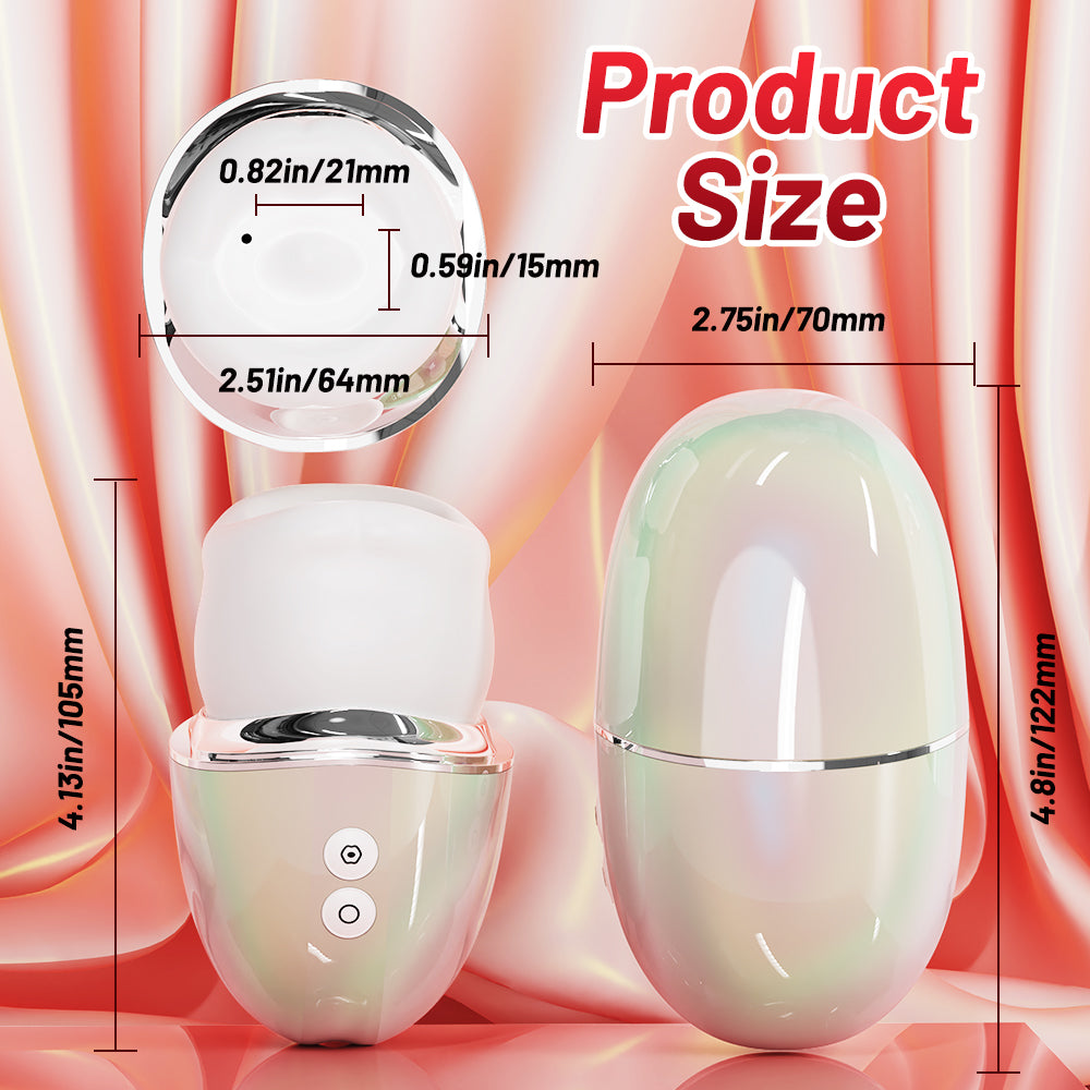 PearlShine Iridescent Soft Lip Suction Massager