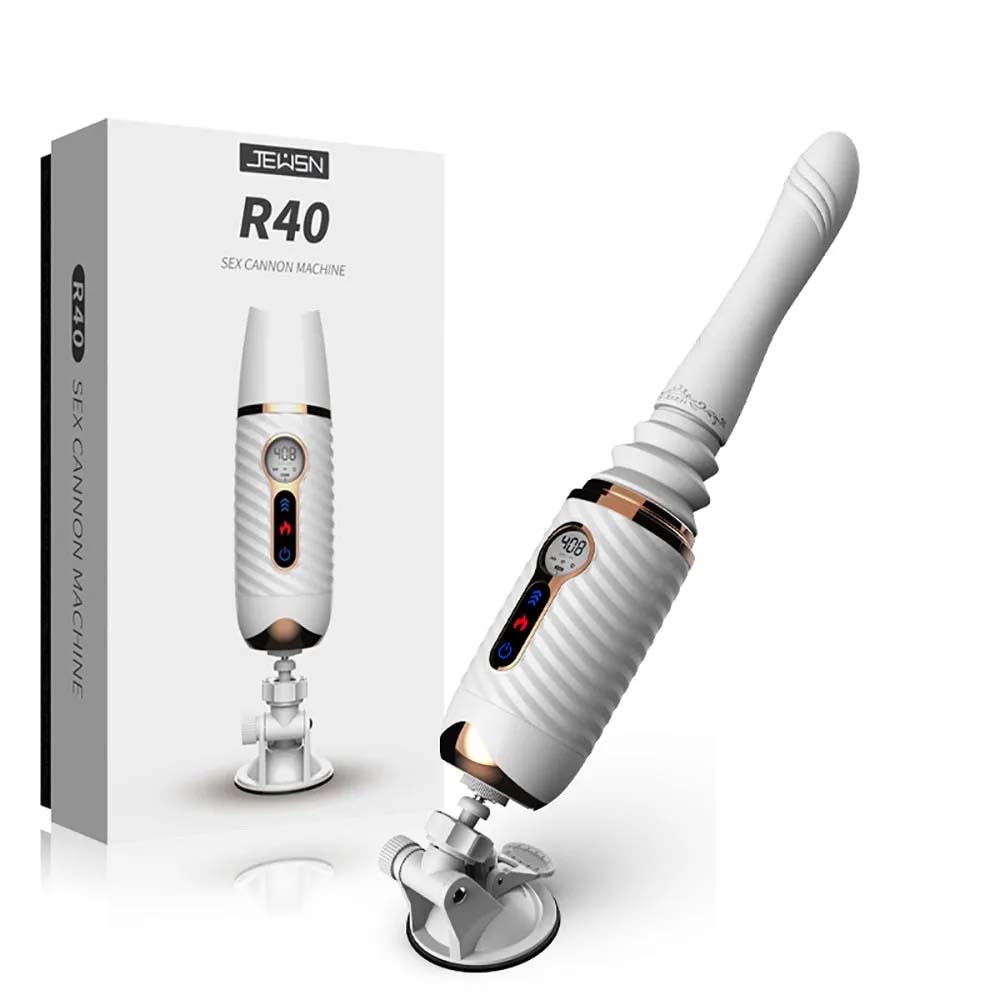 JEWSN R40 Fully Automatic Heated Retractable Insertion Dildo – product view 2