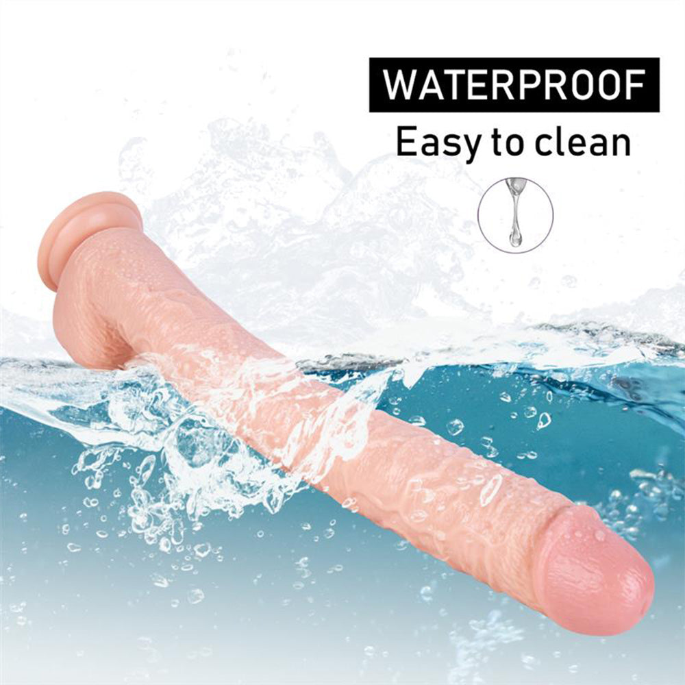 16.93 Inch Strap On Huge PVC Dildo – product view 4