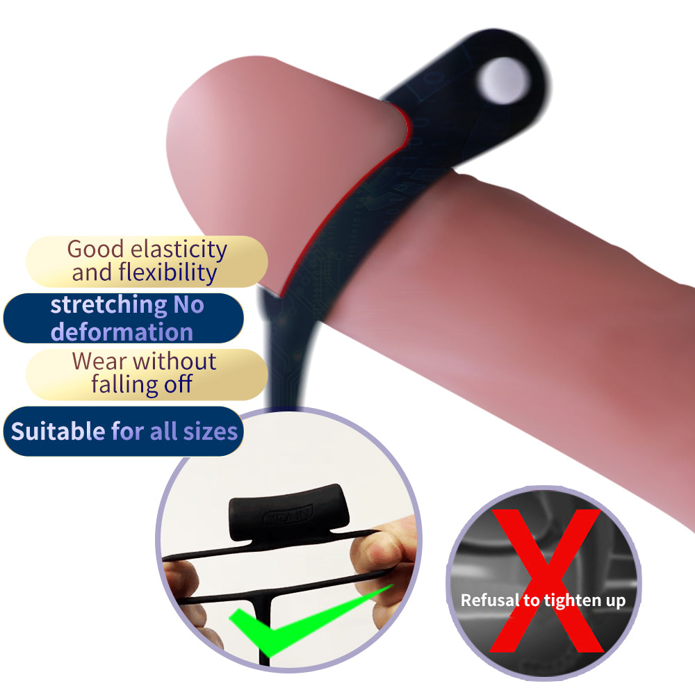 Penis Trainer Vibrating Semen Locking Ring – product view 6