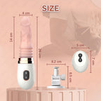 Remote Control Automatic 7-Frequency Telescopic Vibration Intelligent Heating Dildo – product view 11