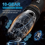 5 Telescopic Rotation 10 Vibration LED Digital Display Male Stroker — product image 4