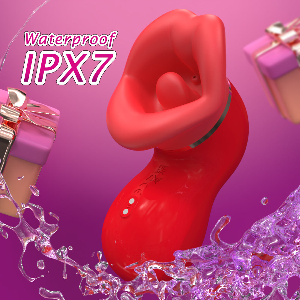 LushMouth Rotating Tongue Suction Massager for Dual