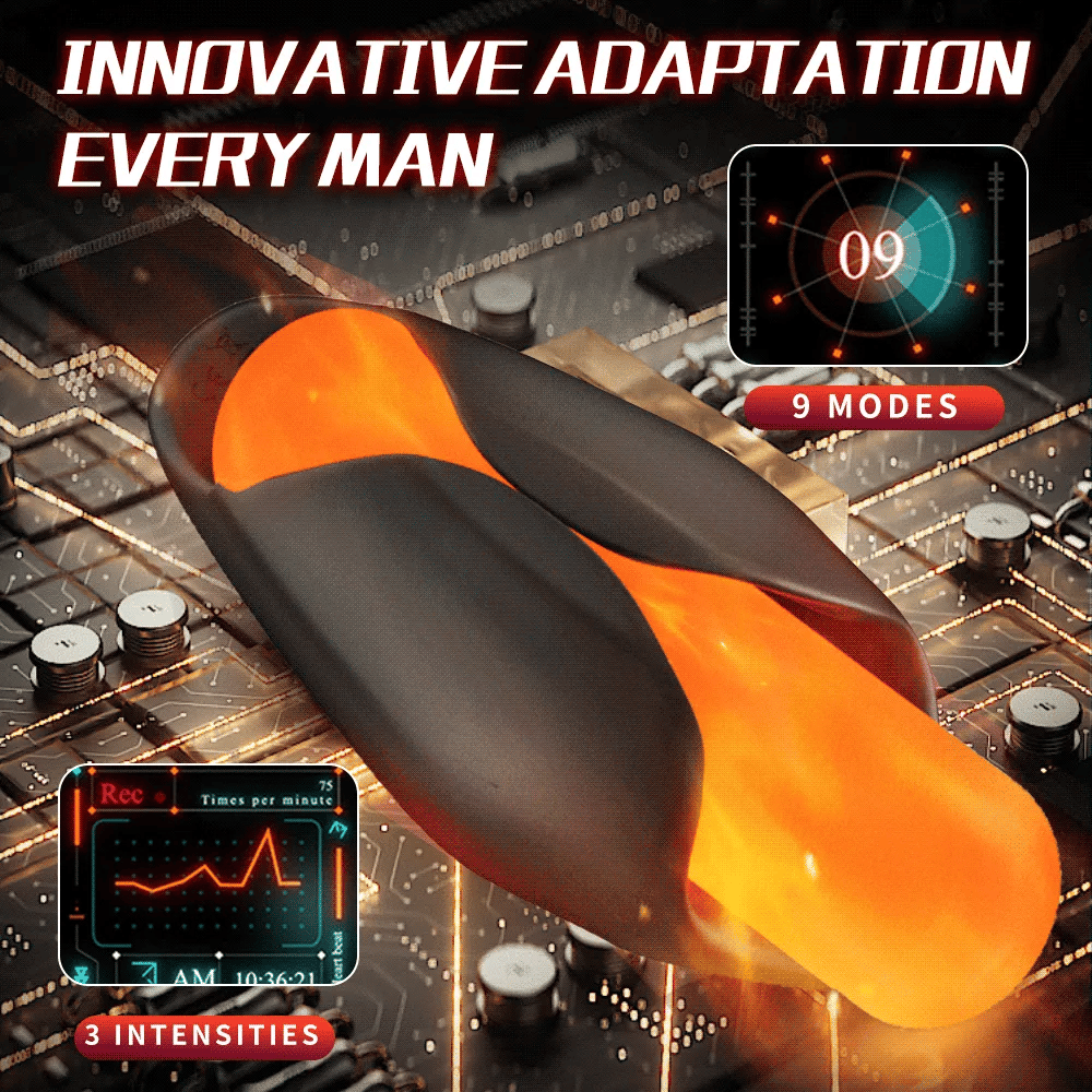 Penis Training Male Stroker 9 Modes, Vibrating Toy Strokers Glans Trainer Stimulator, Mens Machine Stroker Adult & Games — product image 6