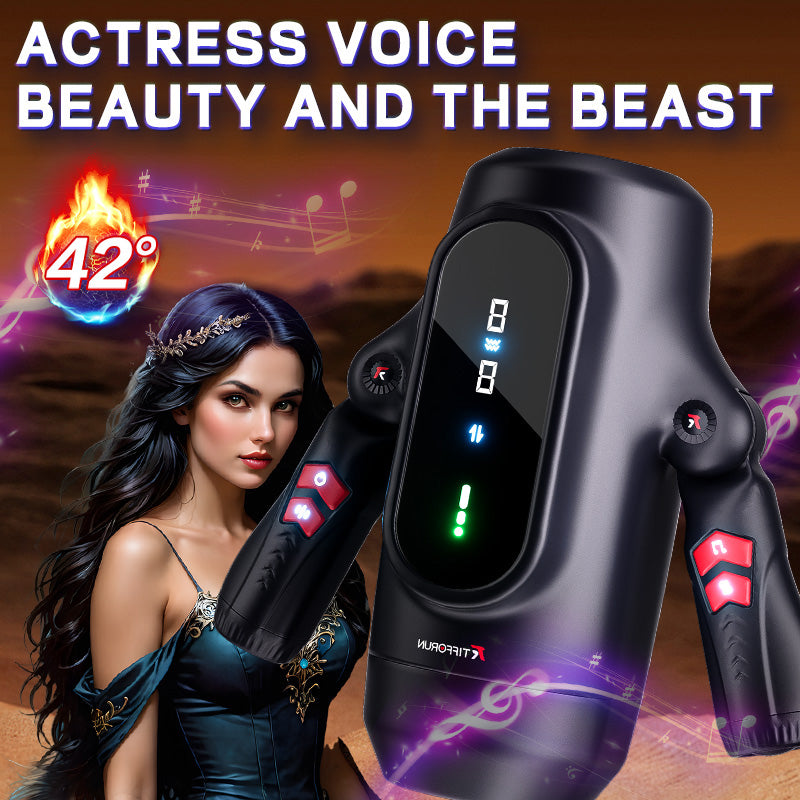 2026 Newest Male Handheld Stroker With 9 Telescopic Vibration LED Display Intelligent Heating Voice – product view 16