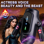 2026 Newest Male Handheld Stroker With 9 Telescopic Vibration LED Display Intelligent Heating Voice – product view 16