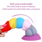 8 Inch Rainbow Dildo Silicone Best Suction Cup Allovers Dildo – product view 12