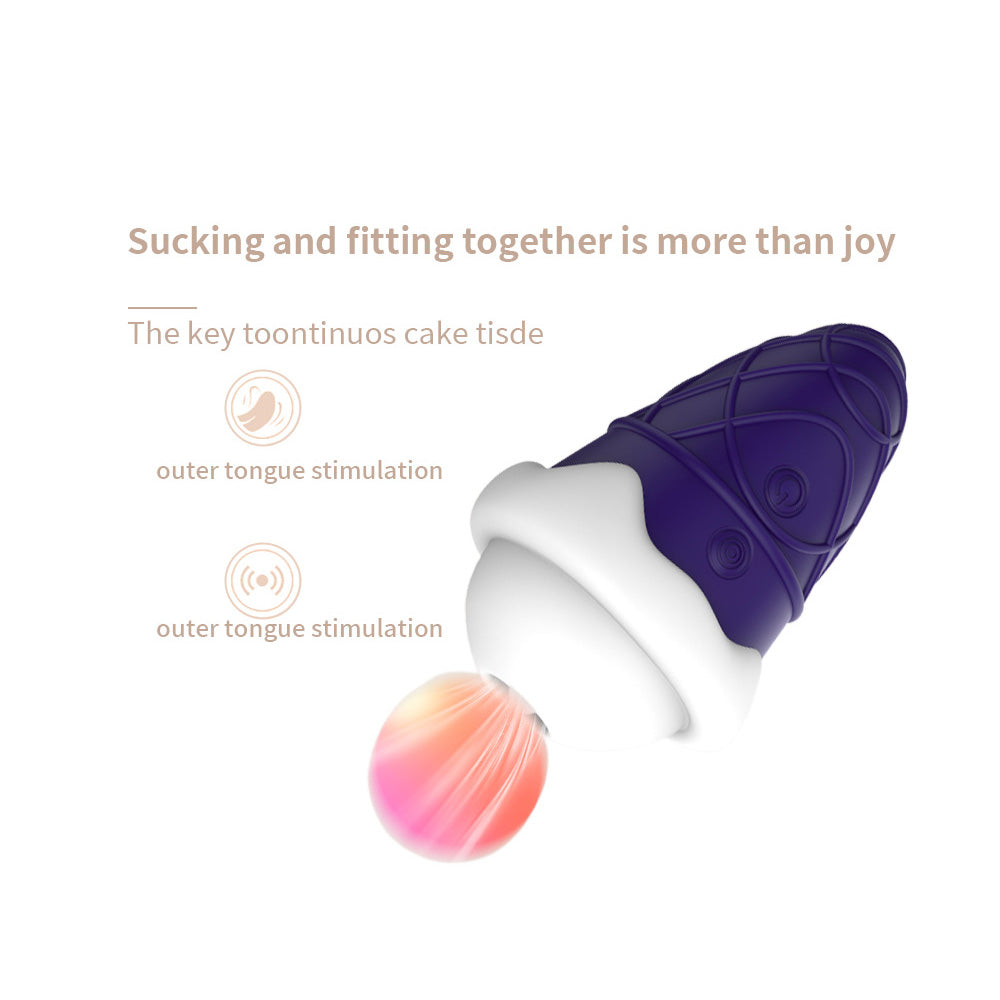 10 Frequency Tongue Lick Sucking Nipple Vibrator – product view 6