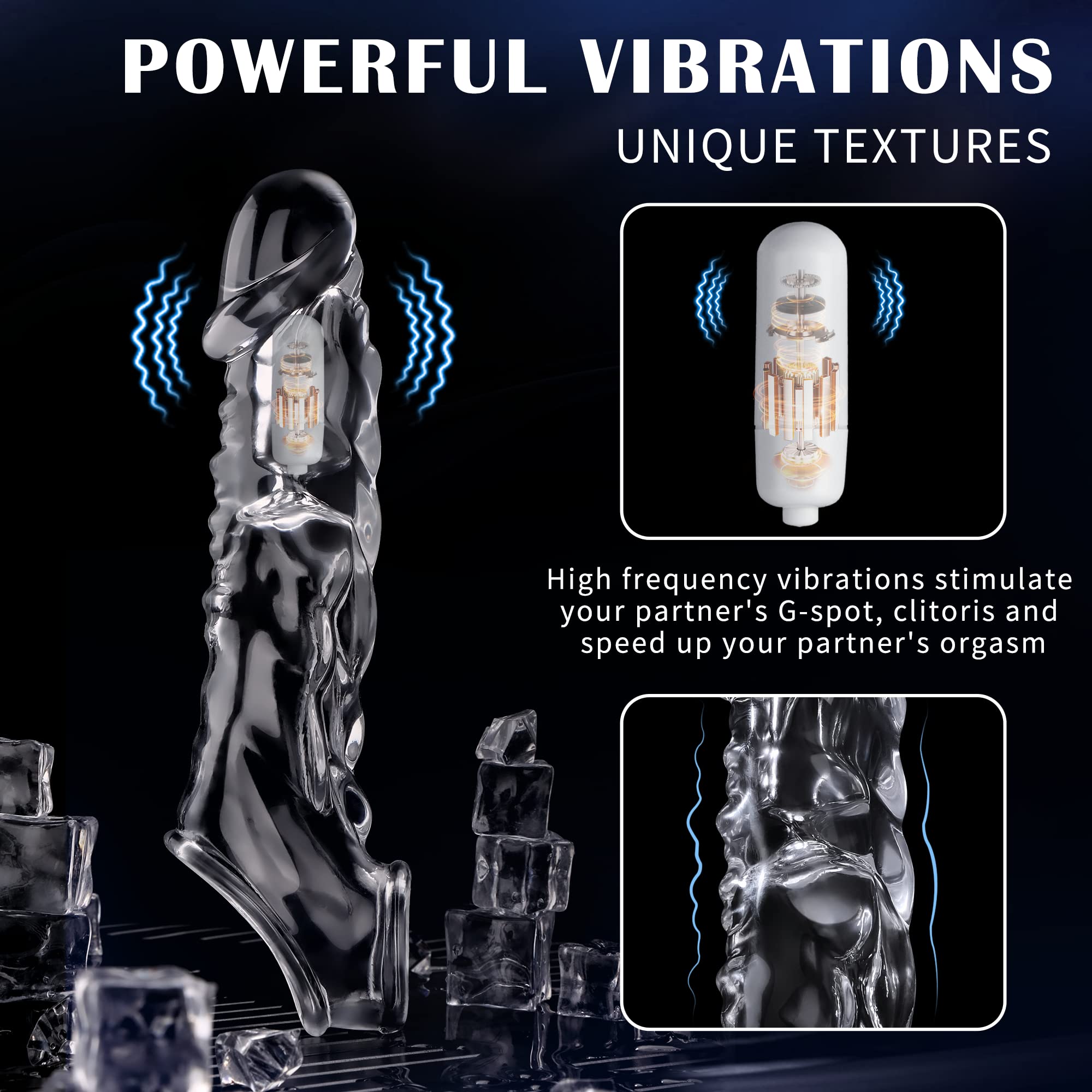Latest Hot Style Low Price 💥💥Y-Reusable Extension Vibrator – product view 3
