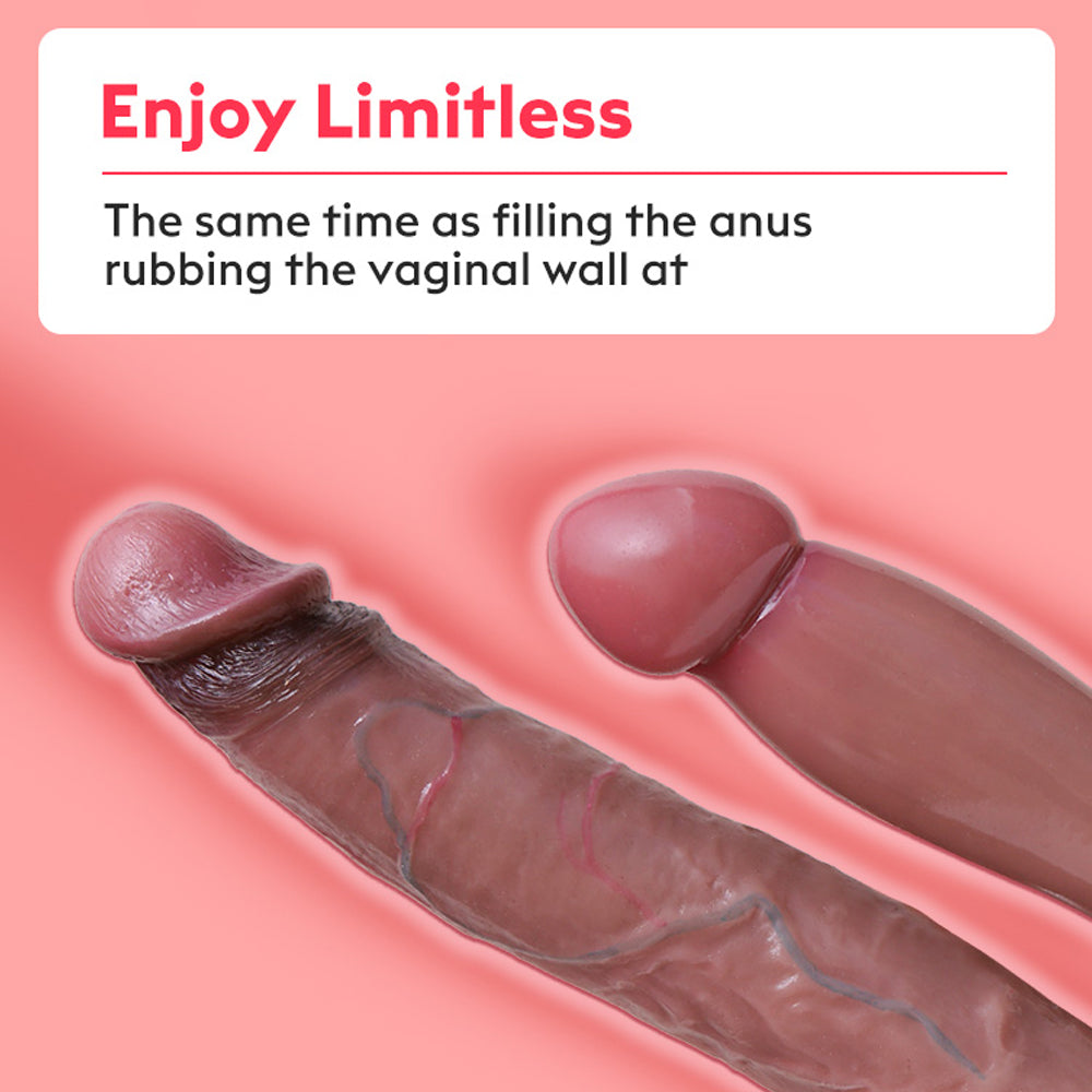 Double Penetration Silicone Allovers ThrustingDildo – product view 4