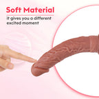 Double Layer Allovers Thrusting Dildo | Suction Cup Silicone Dildo