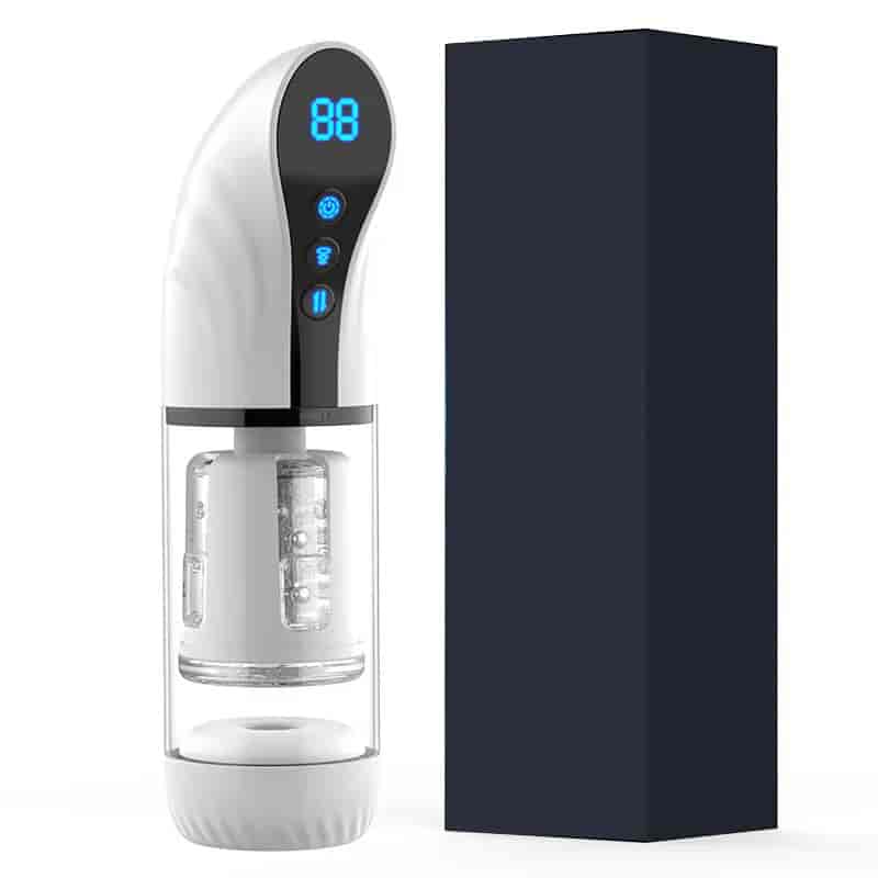 2 In 1 Fully Automatic LCD Telescopic Rotating Male Airplane Stroker — product image 9