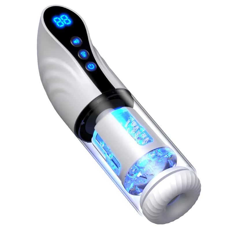 2 In 1 Fully Automatic LCD Telescopic Rotating Male Airplane Stroker — product image 13