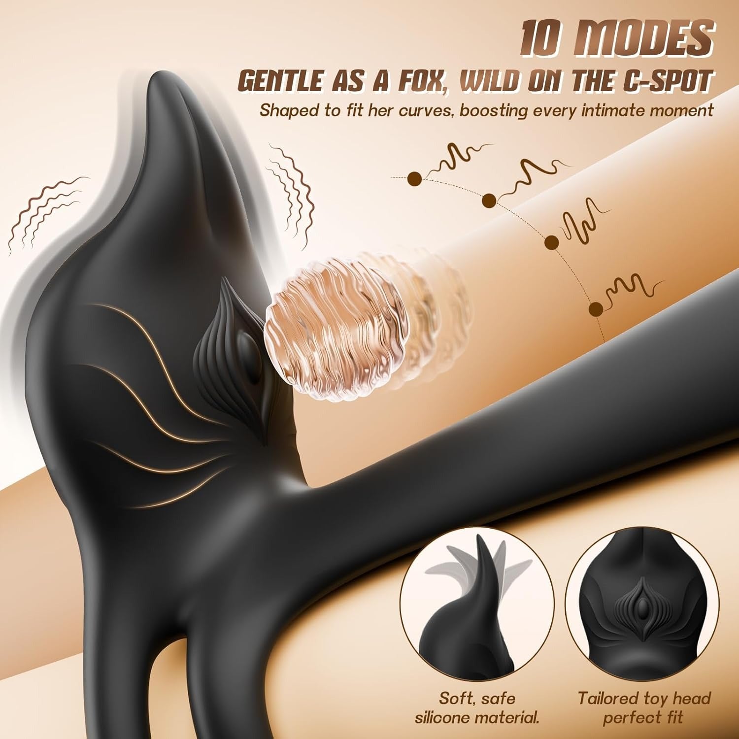 App & Remote Vibe Ring with G-Zone & External Massager