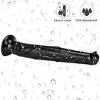 17 Inch Oversized Black Animal Horse PVC Dildo – product view 7