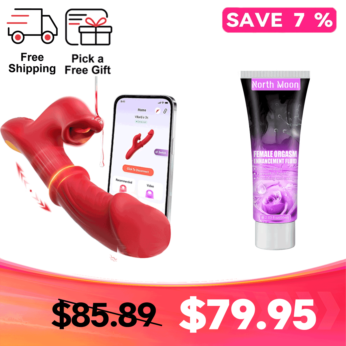 AeroBunny - App-Controlled Thrusting Dual-Massager