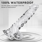 9 Inch Realistic Clear Crystal Dildo With Suction Cup – product view 6