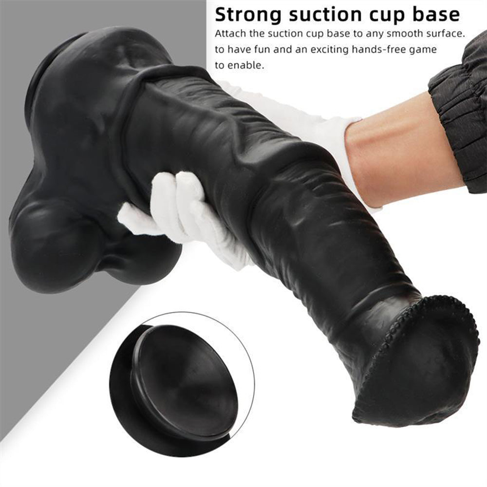 Oversized Liquid Silicone Simulation Giant Horse Dildo With Strong Suction Cup Base – product view 8