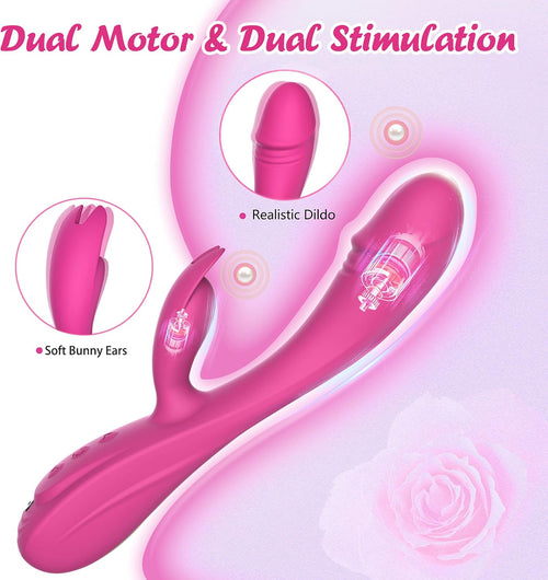 CKSolloT Rabbit G Spot Vibrator 3 in 1