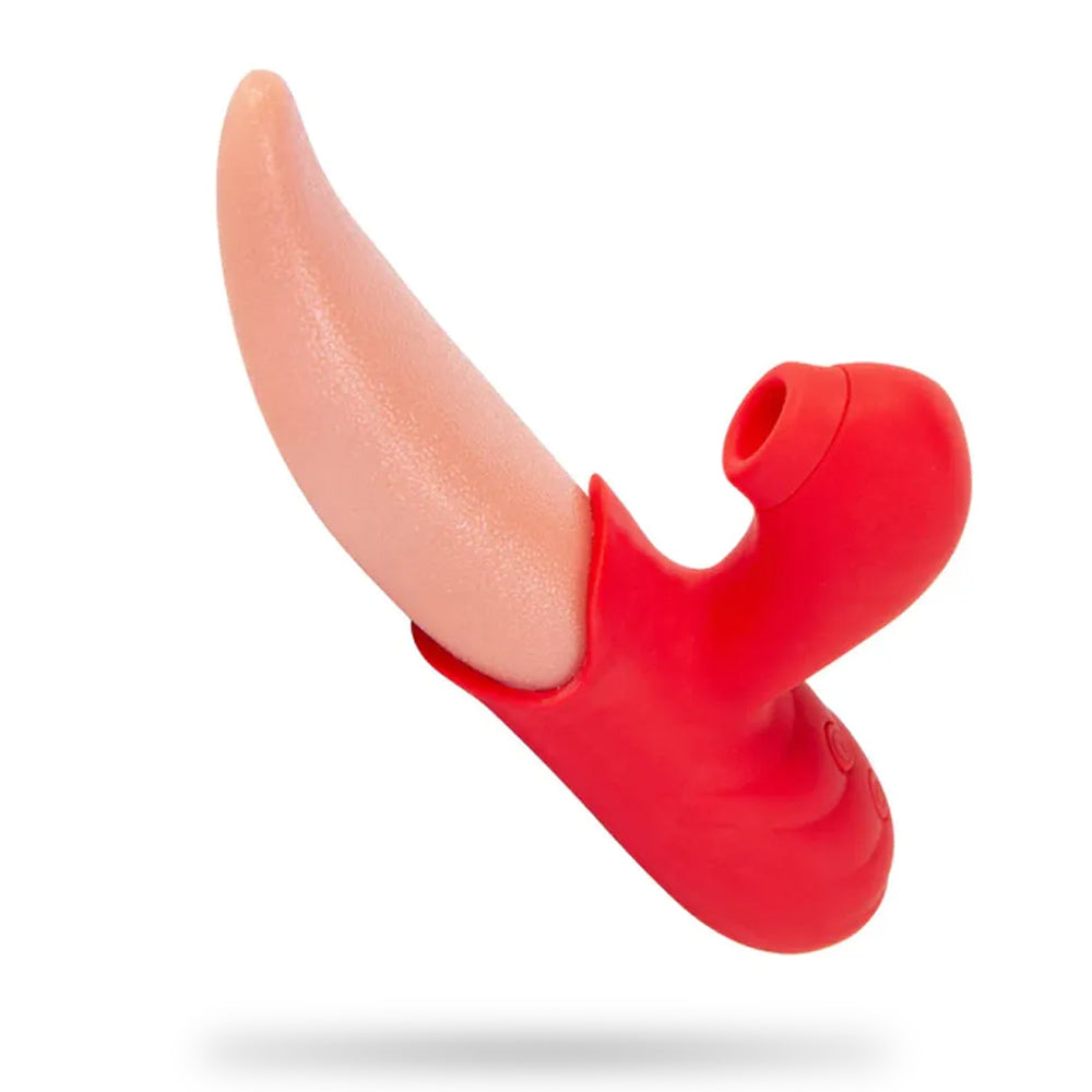 2 IN 1 Upgraded Flapping Tongue G-Spot Vibrator