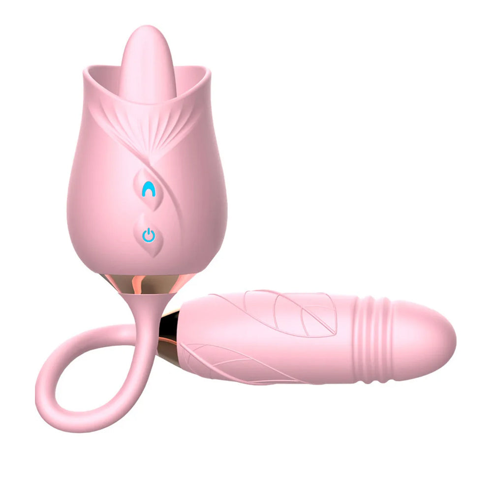 Clit Vibrator Nipple Sucker Vibrating Tongue – product view 6