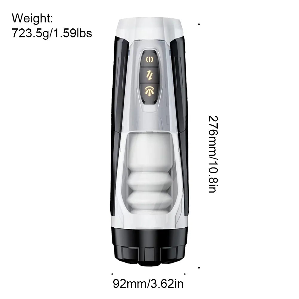 Male Stroker 7 Thrust & Rotate Modes , Lifelike USB Recharge with 3D Real Texture Sleeve with Voice Adult Sex Toy for Men – product view 7