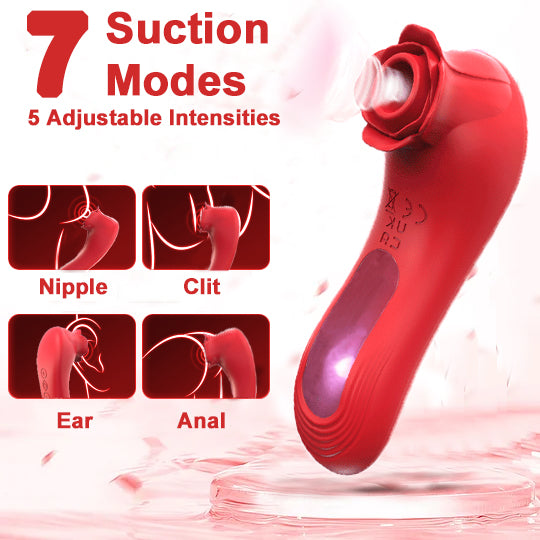 Bloomy Rose - Suction Massager With Strong Pulses