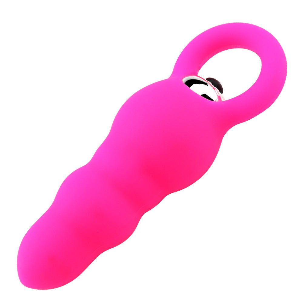 Silicone Vibrating Anal Plug Female Masturbator – product view 2
