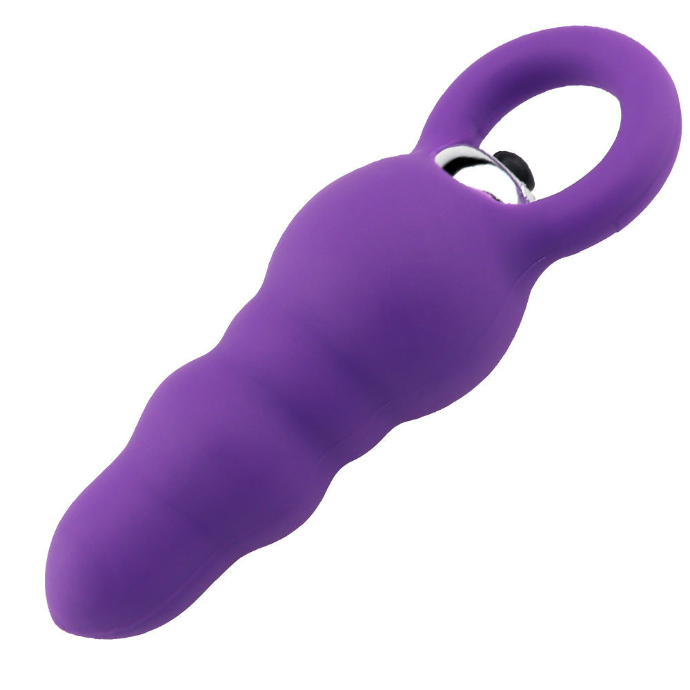 Silicone Vibrating Anal Plug Female Masturbator – product view 5
