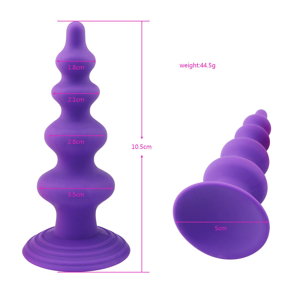 Pagoda Backyard Anal Plug Silicone Butt Plug – product view 3