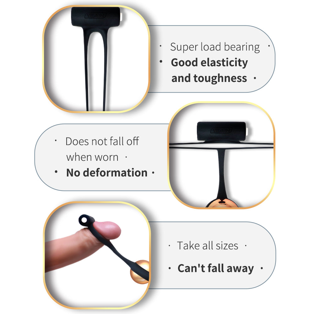 Penis Trainer Vibrating Semen Locking Ring – product view 9