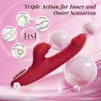 Triple action, for inner and outer sensation. Tongue licking, thrusting, sucking, vibration | AnneToys
