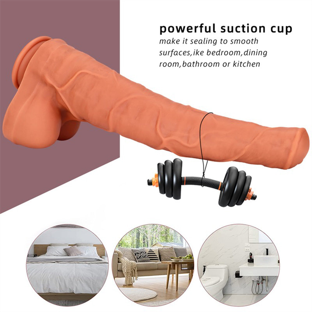 Silicone Simulation Extra Large Horse Dildo – product view 4