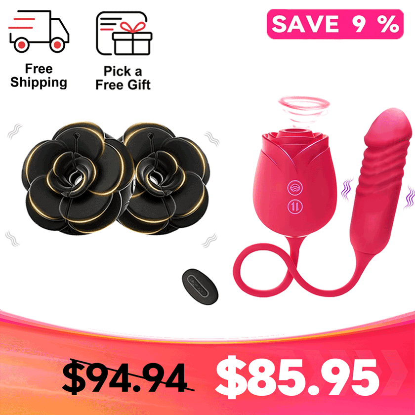 Full-Body Stimulation Set - Vibe Chest Clamps & Dual