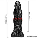 Giant Shaped Silicone Anal Plug Dildo – product view 7
