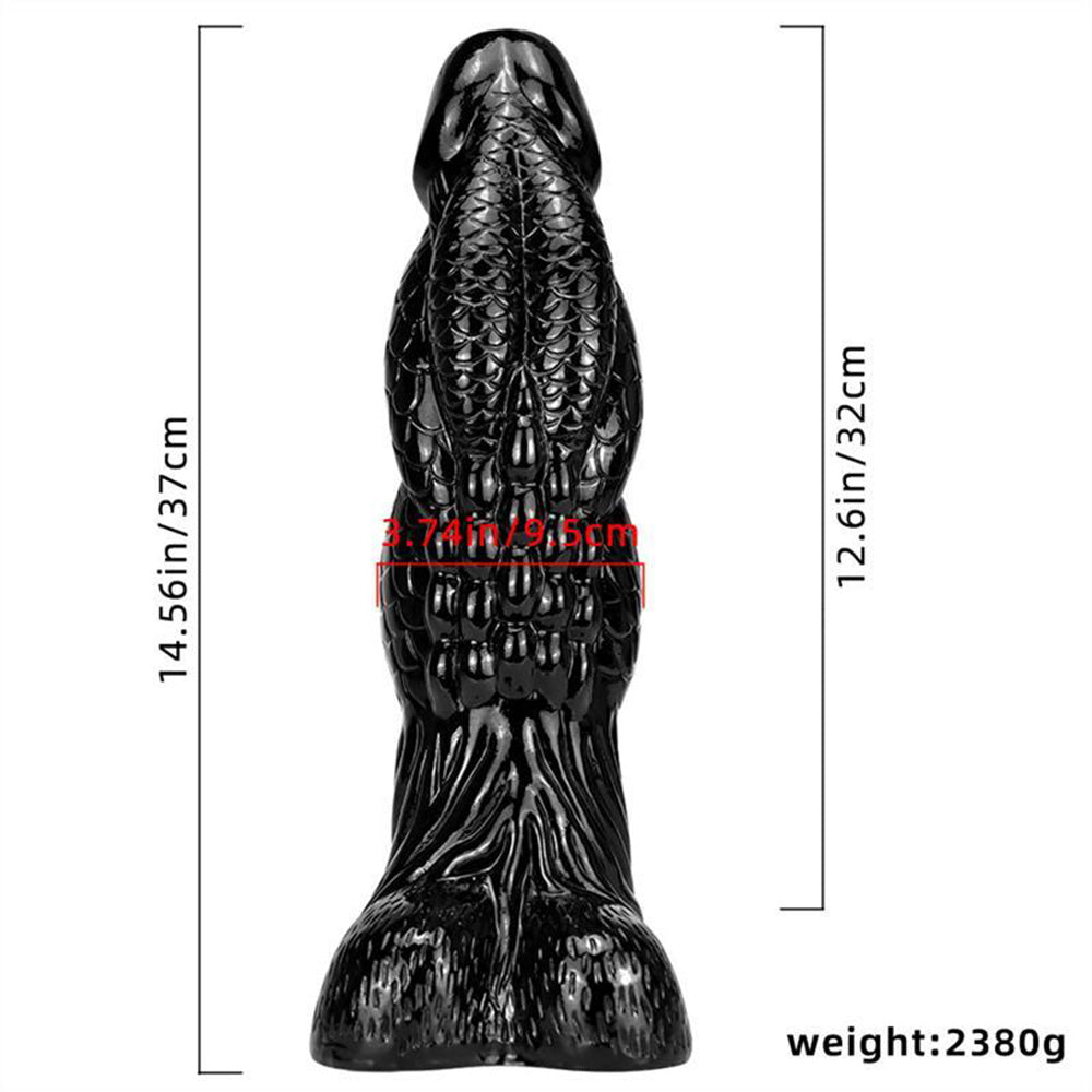 Giant Shaped Silicone Anal Plug Dildo – product view 7
